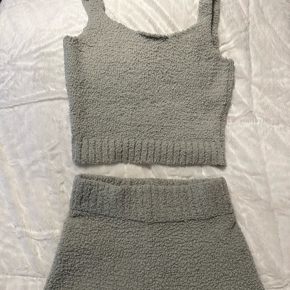 Skims cozy knit tank and short